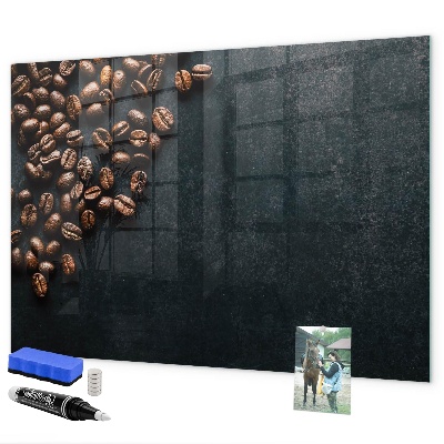 Magnetic dry erase board Coffee and memories in one place
