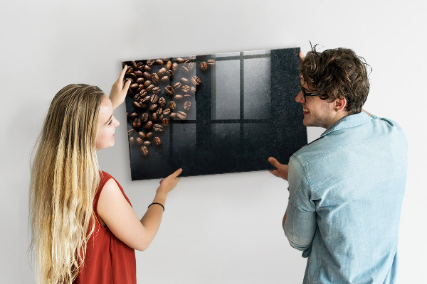 Magnetic dry erase board Coffee and memories in one place