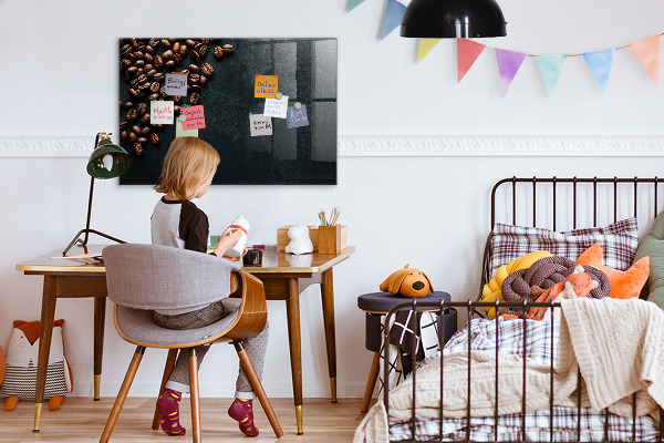 Magnetic dry erase board Coffee and memories in one place