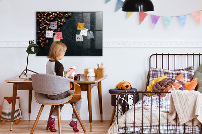 Magnetic dry erase board Coffee and memories in one place
