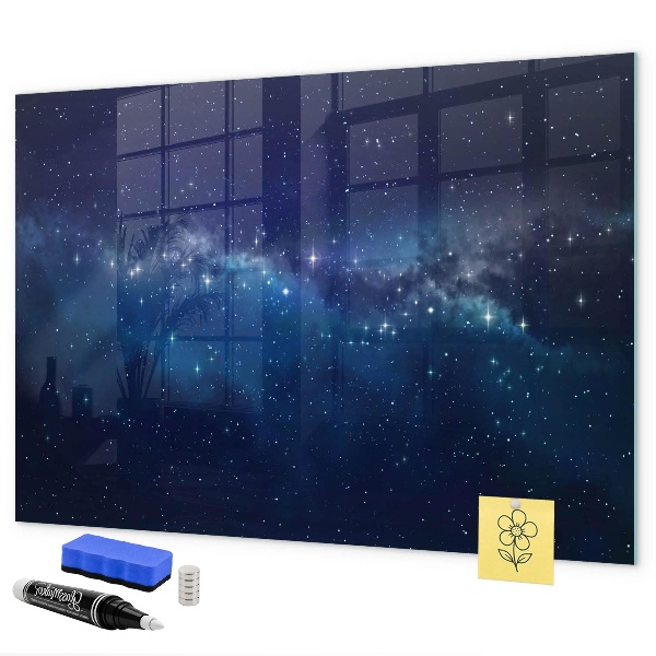 Magnetic dry erase board Magnetic board for photos and notes