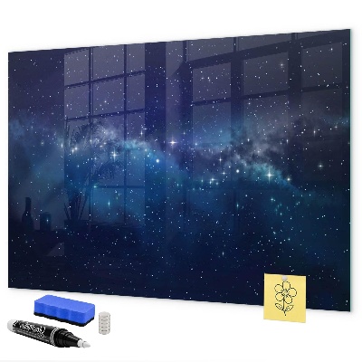 Magnetic dry erase board Magnetic board for photos and notes