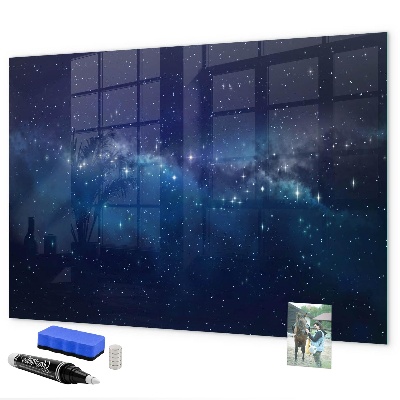 Magnetic dry erase board Magnetic board for photos and notes
