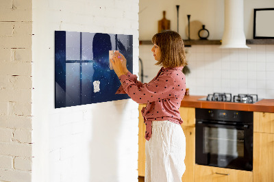 Magnetic dry erase board Magnetic board for photos and notes