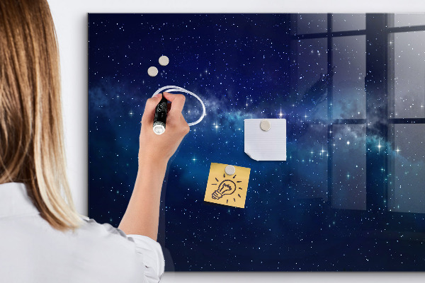 Magnetic dry erase board Magnetic board for photos and notes