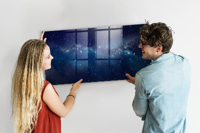 Magnetic dry erase board Magnetic board for photos and notes
