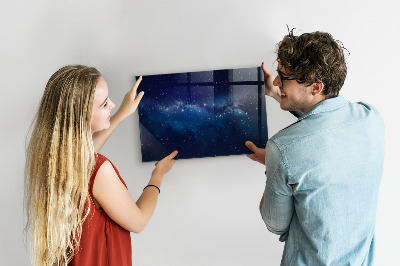 Magnetic dry erase board Magnetic board for photos and notes