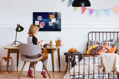 Magnetic dry erase board Magnetic board for photos and notes