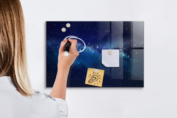 Magnetic dry erase board Magnetic board for photos and notes