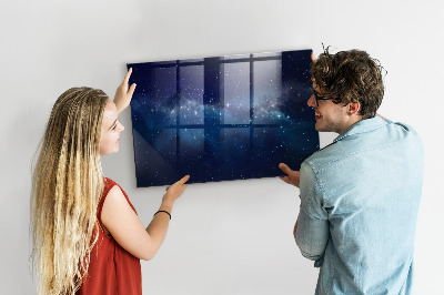 Magnetic dry erase board Magnetic board for photos and notes