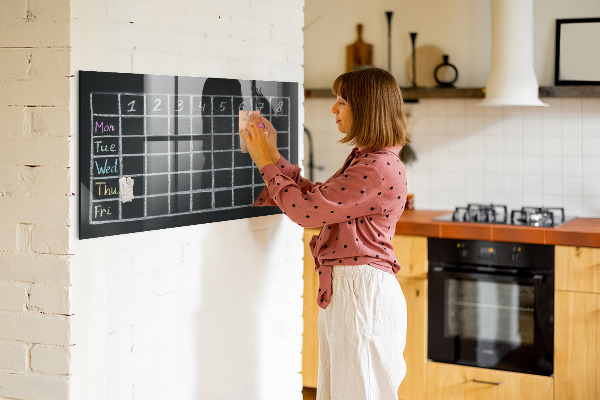 Dry erase board magnetic Planning and note-taking board