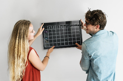 Dry erase board magnetic Planning and note-taking board