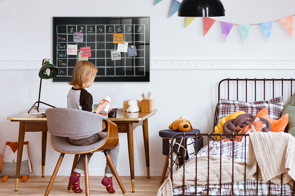 Dry erase board magnetic Planning and note-taking board