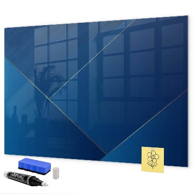 Dry erase board magnetic Modern board for notes and photos