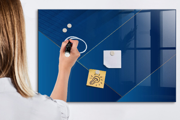 Dry erase board magnetic Modern board for notes and photos