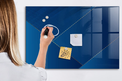 Dry erase board magnetic Modern board for notes and photos