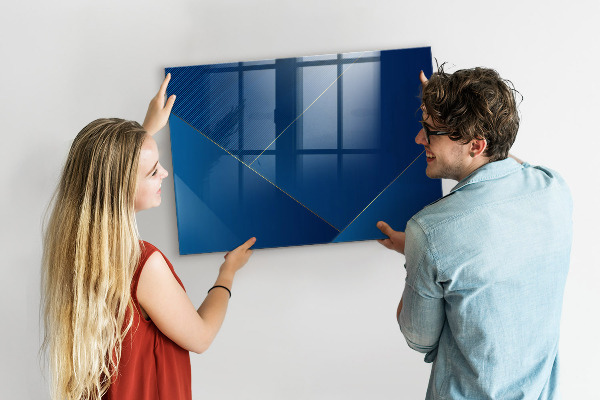 Dry erase board magnetic Modern board for notes and photos