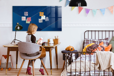 Dry erase board magnetic Modern board for notes and photos