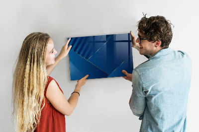 Dry erase board magnetic Modern board for notes and photos
