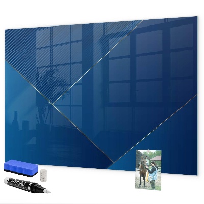Dry erase board magnetic Modern board for notes and photos