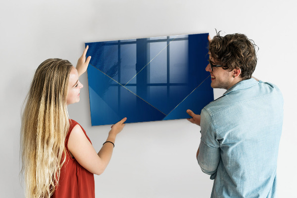 Dry erase board magnetic Modern board for notes and photos