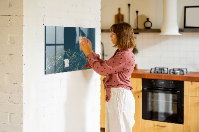 Magnetic dry erase board Modern board for notes and photos