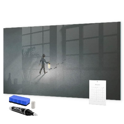 Magnetic dry erase board Magnetic board for photos and notes