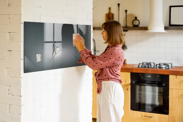 Magnetic dry erase board Magnetic board for photos and notes