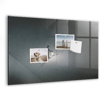Magnetic dry erase board Magnetic board for photos and notes