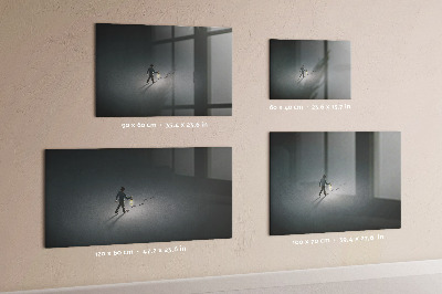 Magnetic dry erase board Magnetic board for photos and notes