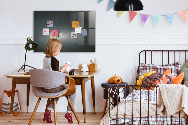 Magnetic dry erase board Magnetic board for photos and notes