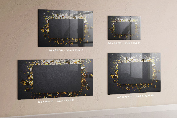 Magnetic dry erase board Creative photo display board