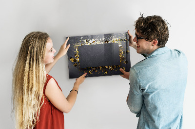 Magnetic dry erase board Creative photo display board