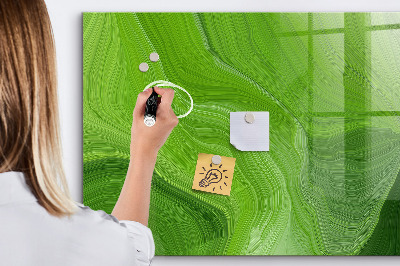 Dry erase board magnetic Green photo pin board
