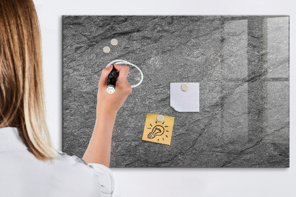 Magnetic dry erase board Magnetic board for photos and notes