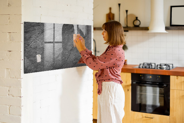 Magnetic dry erase board Magnetic board for photos and notes