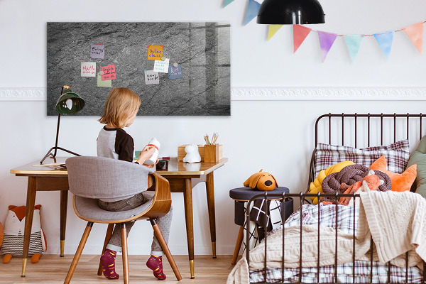 Magnetic dry erase board Magnetic board for photos and notes