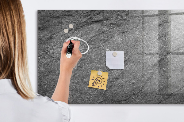 Magnetic dry erase board Magnetic board for photos and notes