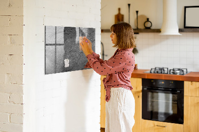 Magnetic dry erase board Magnetic board for photos and notes