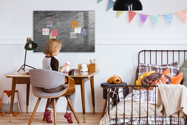 Magnetic dry erase board Magnetic board for photos and notes