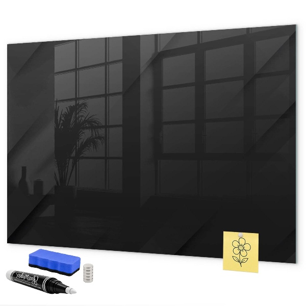 Dry erase board magnetic Memo board with magnets and photos