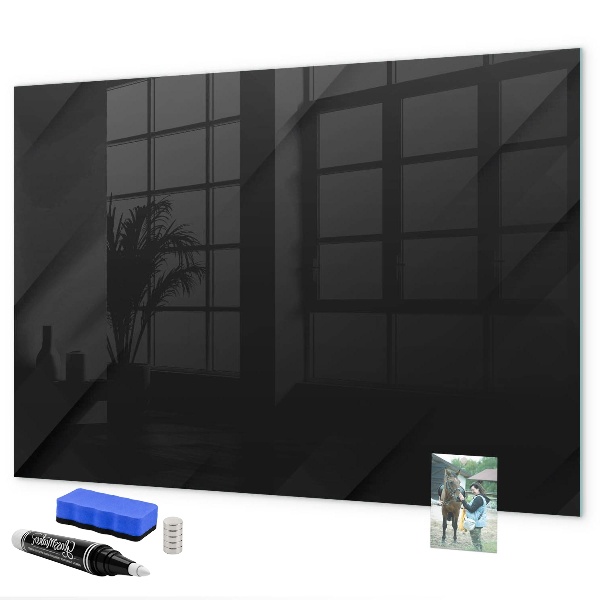 Dry erase board magnetic Memo board with magnets and photos