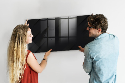Dry erase board magnetic Memo board with magnets and photos