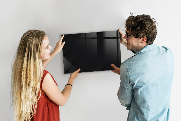 Dry erase board magnetic Memo board with magnets and photos