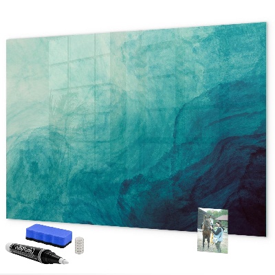 Magnetic dry erase board A colorful board for notes and photos