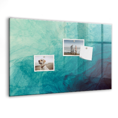 Magnetic dry erase board A colorful board for notes and photos
