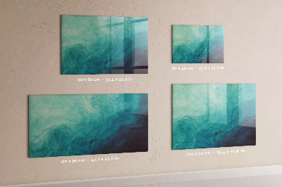 Magnetic dry erase board A colorful board for notes and photos