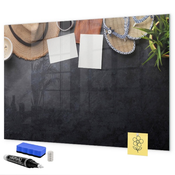 Dry erase board magnetic A box for memories and notes