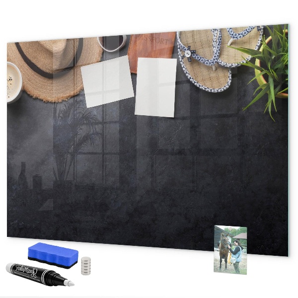 Dry erase board magnetic A box for memories and notes
