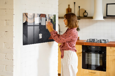 Dry erase board magnetic A box for memories and notes